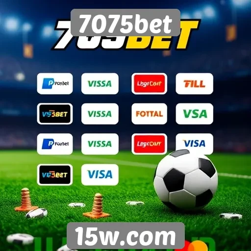 Opções de pagamento disponíveis no 7075bet